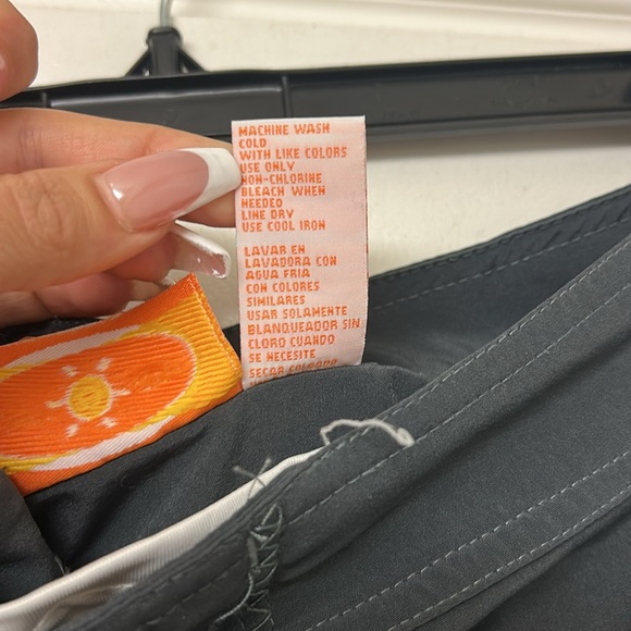 Raya Sun Board Shorts Low Rise Y2K Size Medium Grey Swim Shorts - Picture 7 of 9